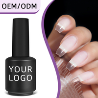 Maegmenta OEM Vente en gros Gel UV Réfléchissant Couleur Nude 15g Fournitures pour Ongles Marque Privée Kit de Gel de Construction pour Ongles