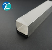 Profilé en PVC extrudé en forme de U, profilé en PVC pour abat-jour, profilé en PVC rigide, diffuseur LED transparent extrudé