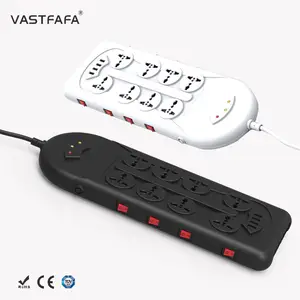 Vastfafa Manufacturer direct pc fireproof material usb electric adaptor ac power socket plug