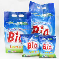 Grosir Pabrik OEM bubuk cuci wangi bunga Lemon dan pencegah Lavender Polvo En untuk penggunaan pakaian