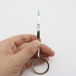 Logo gravé au laser personnalisé en métal pour salle de classe de musique, société immobilière, cadeau souvenir, petite maison, porte-clés guitare - Product Image 5