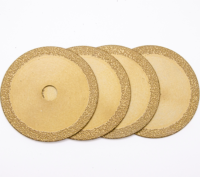 Disque de coupe et de meulage diamanté brasé sous vide de haute qualité pour carreaux de marbre et de granit, avec meuleuse d'angle