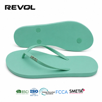 Sandales d'été personnalisées BSCI pour femmes, tongs en PE, sandales à lanières, sandales de plage antidérapantes