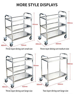 Rak Pendingin Loyang Roti Perak Kapasitas Besar Berdiri Sendiri dari Baja Tahan Karat 201 untuk Peralatan Dapur Restoran Hotel - Product Image 4