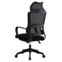 Chaise de bureau pour manager - Conception confortable en maille avec structure en fer inclinable pour une utilisation prolongée sur ordinateur et pour les pauses déjeuner