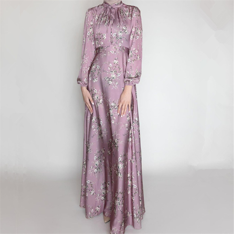 chinese dress ladies The Egypt Effect Shaped Waistband Dress With Gathered Sleeves main image 0