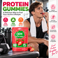 Bonbons Gommeux Protéinés Sans Sucre avec Électrolytes et Protéines de Lactosérum pour Adultes – Vente en Gros OEM