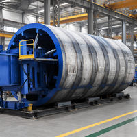 Chariot de revêtement de tunnel robuste en acier Q235 à commande à distance, entraînement hydraulique, équipement de construction pour travaux d'aménagement aquatique, garantie 1 an