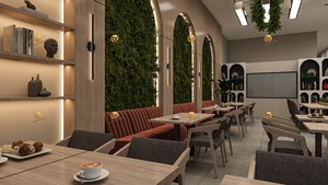 Muebles de Hostelería Personalizados para Restaurante, Mesa y Silla de Madera para Cafetería, Muebles Contemporáneos para Restaurante - Product Image 4