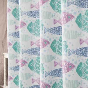 OWENIE3dエンボスプリントカラフルな魚のシャワーカーテン防水バスルームカーテンセット - Product Image 4