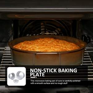 Good Quality Eco-Friendly Not Sticky Stainless Steel Bread Baking Pan Round-shaped Live Bottom Durable Cake Moulds Cake <b>Tool</b> - Product Image 4