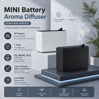 Mini diffuseur d'arômes à piles, machine à parfum portable 50 ml, charge Type-C, capteur radar, diffuseur de parfum silencieux pour la maison et le bureau