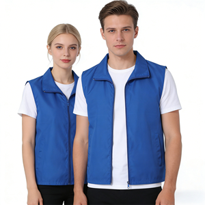 Customizable Logo OEM Service Multi-Pocket Moisture Wicking Breathable 100% Polyester <b>Utility</b> Tool Work Wear Unisex <b>Vest</b> - Product Image 5