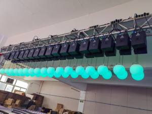 Machine de levage LED Kineric avec treuil DMX512 personnalisable, 1,5 kg, contrôle DMX, avec boule RGB couleur - Product Image 5