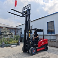 Chariot élévateur électrique 3,5 tonnes, batterie plomb-acide 80V, levée 3m, certifié CE, pour manutention de matériaux en entrepôt, haute qualité, directement de l'usine