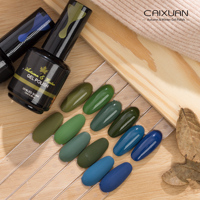 Vente en gros de vernis à ongles en gel à LED UV Soak Off Couleurs d'automne et d'hiver Fournitures d'art d'ongle de longue durée Caixuan