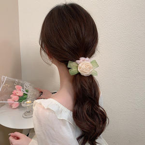 ربطة رأس على الطراز الفرنسي فائقة الورد للنساء عالية المرونة إكسسوارات الشعر - Product Image 3