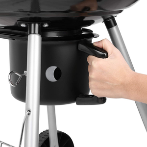 Vente en gros 18 pouces extérieur rond BBQ bouilloire Grill avec roue fond profond Apple poêle à charbon de bois Barbecue - Product Image 4