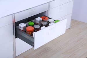 Push To Open Soft Closing Lade Doos <span class=keywords><strong>Slides</strong></span> Met Ronde Reling - Product Image 6