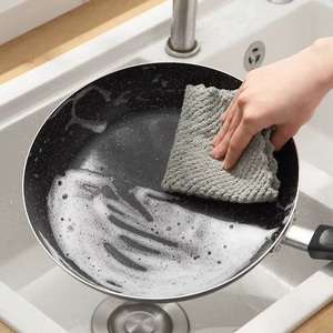 Toallas de Terciopelo de Coral de la Mejor Calidad y Precio Increíble, 11.41x11.41 Pulgadas, Paños de Cocina Sin Pelusa, Paño de Limpieza Delgado y Altamente Absorbente - Product Image 3