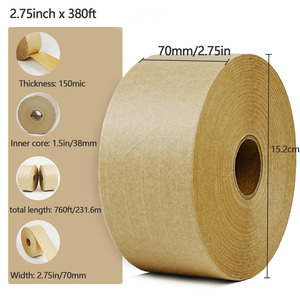 Fita Ativada por Água de Alta Resistência - À Prova de Umidade com Forte Adesão para Envio de Longa Distância - Product Image 2