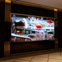 Ultra ince Mini İç Mekan P2 LED Ekran Ev Sineması için LED TV Duvar Ekran Paneli