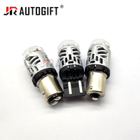 Ampoules LED pour voiture 25W 1156 BA15S P21W BAU15S PY21W T20 7440 W21W 3157 1157 P21 W21, 95% CanBus, clignotants avec ventilateur 12V rouge