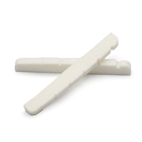 Custom 42 43X3X5MM Ox Bone Electric Guitar Nut 6-String ST Acoustic Guitar Bridge Blank Style