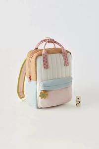Venta al por mayor de moda personalizada niños niñas hilo acolchado cuadrado abajo estudiante suave cómodo de gran capacidad de las mujeres mochilas escolares - Product Image 6