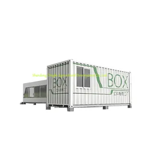 Smart LED Hydroponics Indoor 40HQ Freezer shipping Container Growing Farms plant factory with Fodder Machine