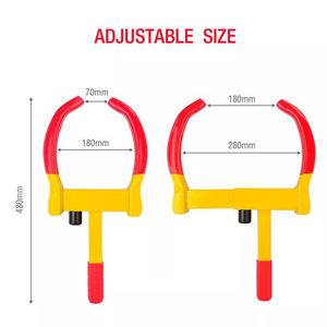 Verrouillage universel de roue de remorque de sécurité antivol pour voitures SUV camping-car moto remorque grande dissuasion - Product Image 2