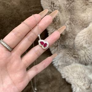 Collar de Plata de Ley S925 con Estrella Brillante y Copos de Nieve con Diamantes, Regalo de Lujo de Alta Gama con Platino de Alto Contenido de Carbono - Product Image 1