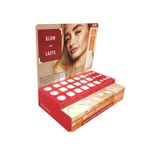 Présentoir cosmétique en acrylique magnétique de comptoir de vente d'usine présentoir d'ombre à paupières de couleur acrylique noir avec Logo - Product Image 5