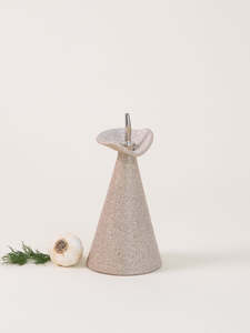 Bouteille d'huile d'olive et de <span class=keywords><strong>vinaigre</strong></span> en grès à motif floral <span class=keywords><strong>blanc</strong></span> moucheté personnalisé pour ménage et restaurant et cuisine pour cadeaux - Product Image 2