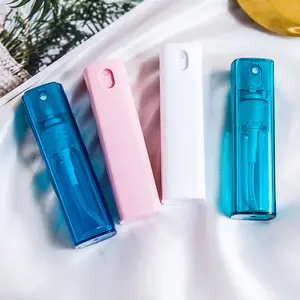Nh 10Ml Zakspray Handdesinfecterend Plastic Spuitfles Vierkante Plastic Parfumfles