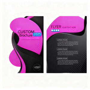 Folleto Promocional Personalizado <span class=keywords><strong>de</strong></span> 157g, Precio Simple, Folleto Plegable <span class=keywords><strong>de</strong></span> Propaganda, Manual <span class=keywords><strong>de</strong></span> Instrucciones - Product Image 4