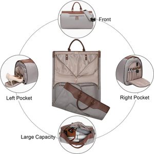 Free Sample New Convertible Travel Suit <b>Cover</b> Eco-friendly Factory Custom Non Woven Suit <b>Cover</b> Non Woven Suit <b>Cover</b> <b>Garment</b> Bag - Product Image 6
