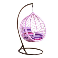 Chaise suspendue d'extérieur moderne cage à oiseaux tabouret de salon en rotin tabouret de canapé rotatif chaise d'intérieur