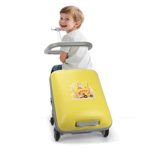 2026 <strong>Cute</strong> Kids <strong>Suitcase</strong> on Wheels Rolling Luggage Carry on Ride on Children Trolley Luggage Bag - Product Image 1