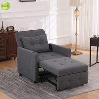 Canapé convertible 3 en 1 simple en stock, idéal pour les petits appartements, canapé-lit pliable pour le salon 5579