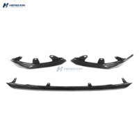 Pour BMW G42 Lame avant en fibre sèche M240i Coupé 220i 225i 230i 2 Série Splitter de pare-chocs en carbone véritable Style MP 3 PIÈCES/ENSEMBLE