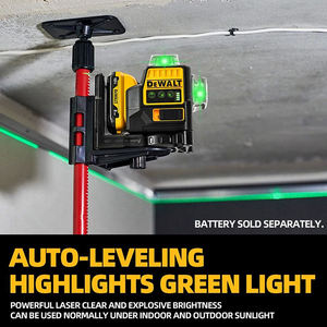 <span class=keywords><strong>Nivel</strong></span> Láser Verde de Litio Industrial/DIY DW089LG de 12 V, 3 Lados, 360, 12 Líneas, Autonivelante, 4 IP65 Resistente al Agua, Garantía de 3 Años - Product Image 5