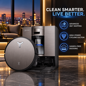 Aspiradora Robótica ECOVACS X11 OmniCyclone con Función Húmeda/Seca, Cepillos de Fregado Expandibles, Fregado Sónico y Control por Aplicación para Hoteles - Product Image 1