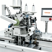 Machine à coudre automatique multi-aiguilles TS-846 pour la pose de bande élastique sur les sous-vêtements, robot de couture industriel haute efficacité