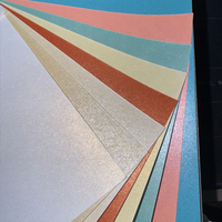 Papier irisé double face 250 g/m², carton nacré coloré, résistant à l'humidité, en stock pour la décoration de boîtes DIY – Vente chaude