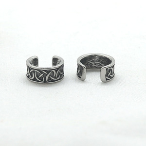 yunnique <b>Cuff</b> <b>Earrings</b> Titanium Steel Geometric Design Party Style Men Women Ear Clips - Product Image 2