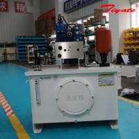 Unité de puissance hydraulique avec accumulateur à piston, moteur électrique, distributeur directionnel, bloc de distribution, tuyau DIN EN853 pour banc d'essai