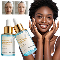 Sérum Visage Raffermissant et Anti-âge GHK-Cu OEM/ODM : Booste le Collagène, Hydratation Profonde, Repulpe la Peau, Soin au Peptide de Cuivre