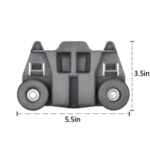 W10195416 Roues de <span class=keywords><strong>lave</strong></span>-<span class=keywords><strong>vaisselle</strong></span> résistantes à la rouille, panier inférieur pour Kitchenaid Whirlpool Maytag Kenmore - Product Image 2