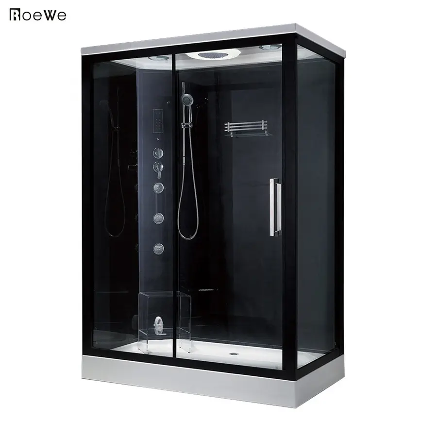 Mobilier de bain combiné pour douche à vapeur, salle d'eau intérieure, de luxe moderne, chambres de vapeur